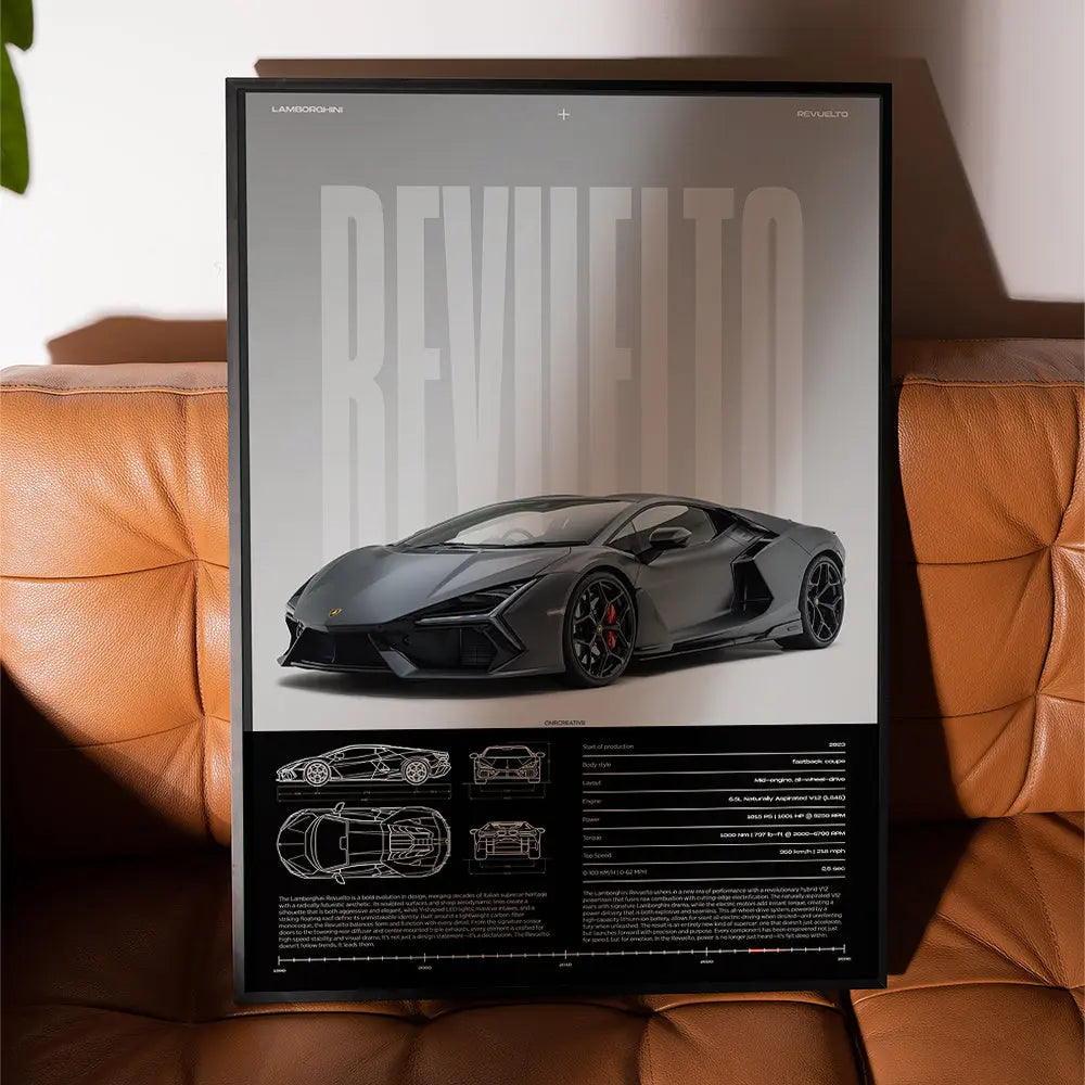 Lamborghini Revuelto Car Poster - image 2