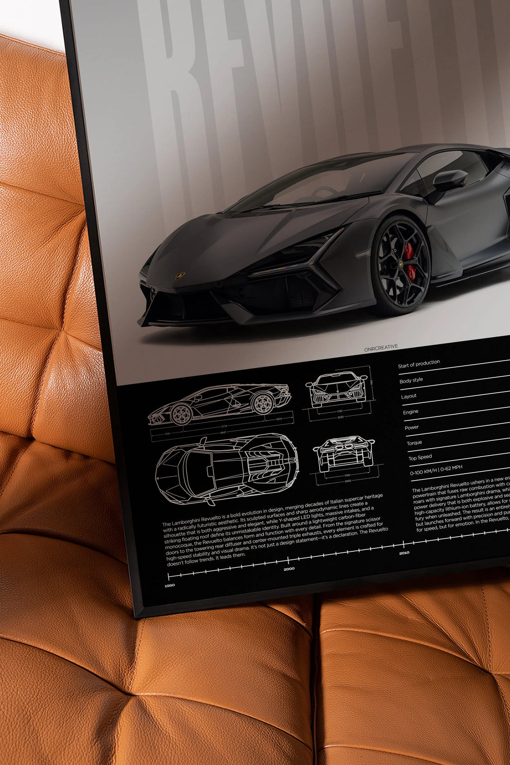 Lamborghini Revuelto Car Poster - image 5