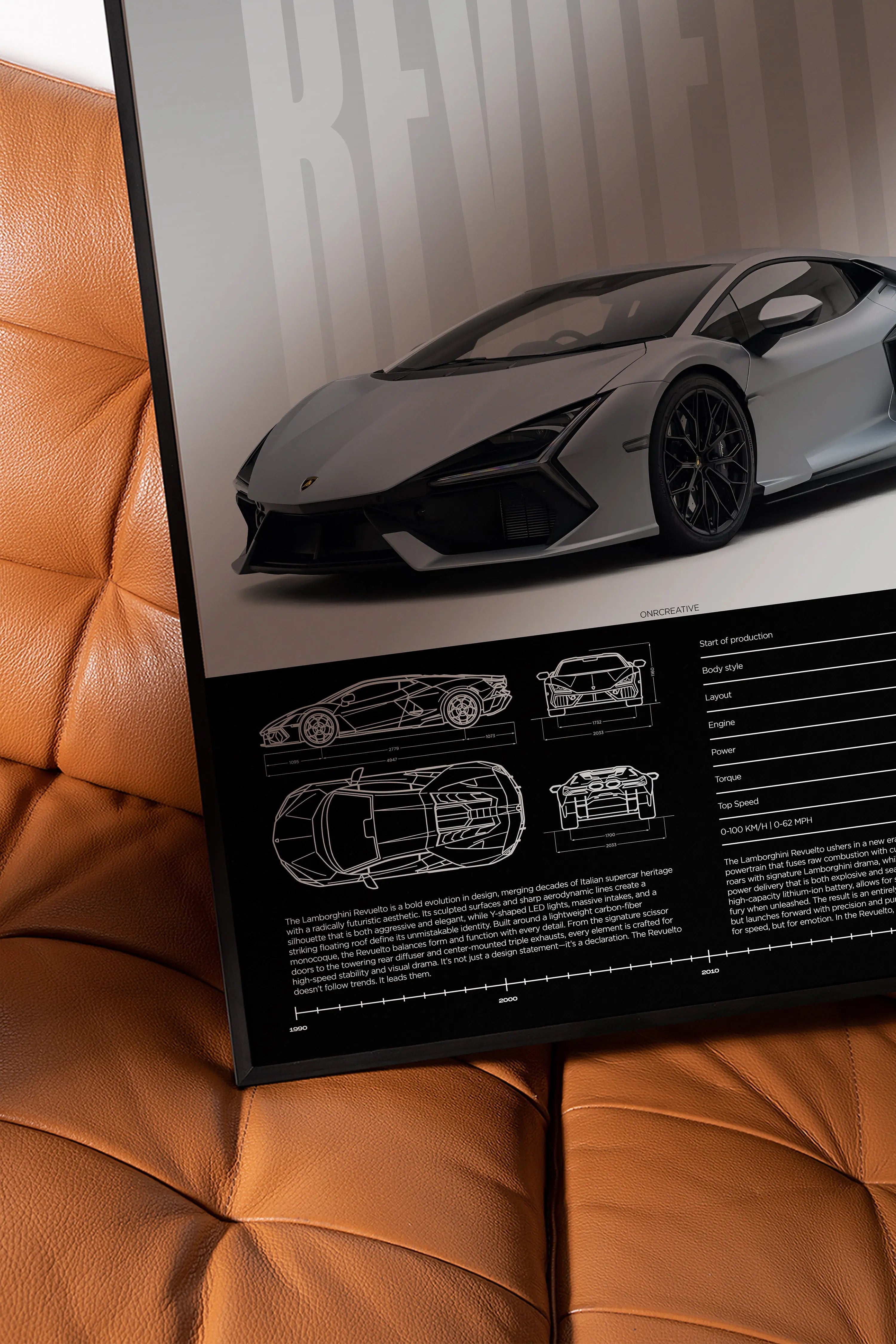 Lamborghini Revuelto Car Poster - image 5