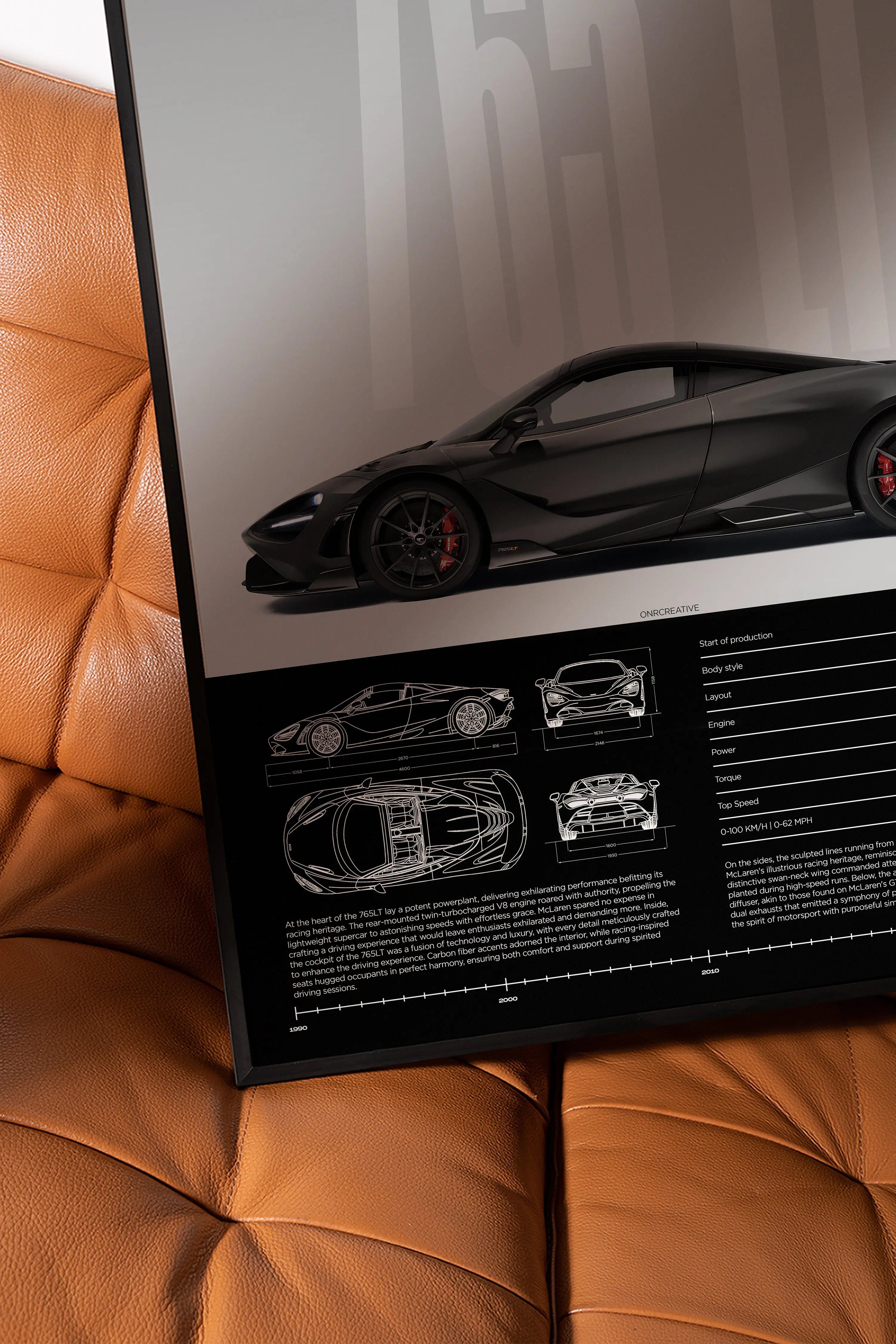 McLaren 765LT Car Poster - image 5