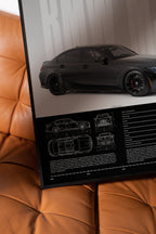 BMW M3 Competition G80 Car Poster - image 5