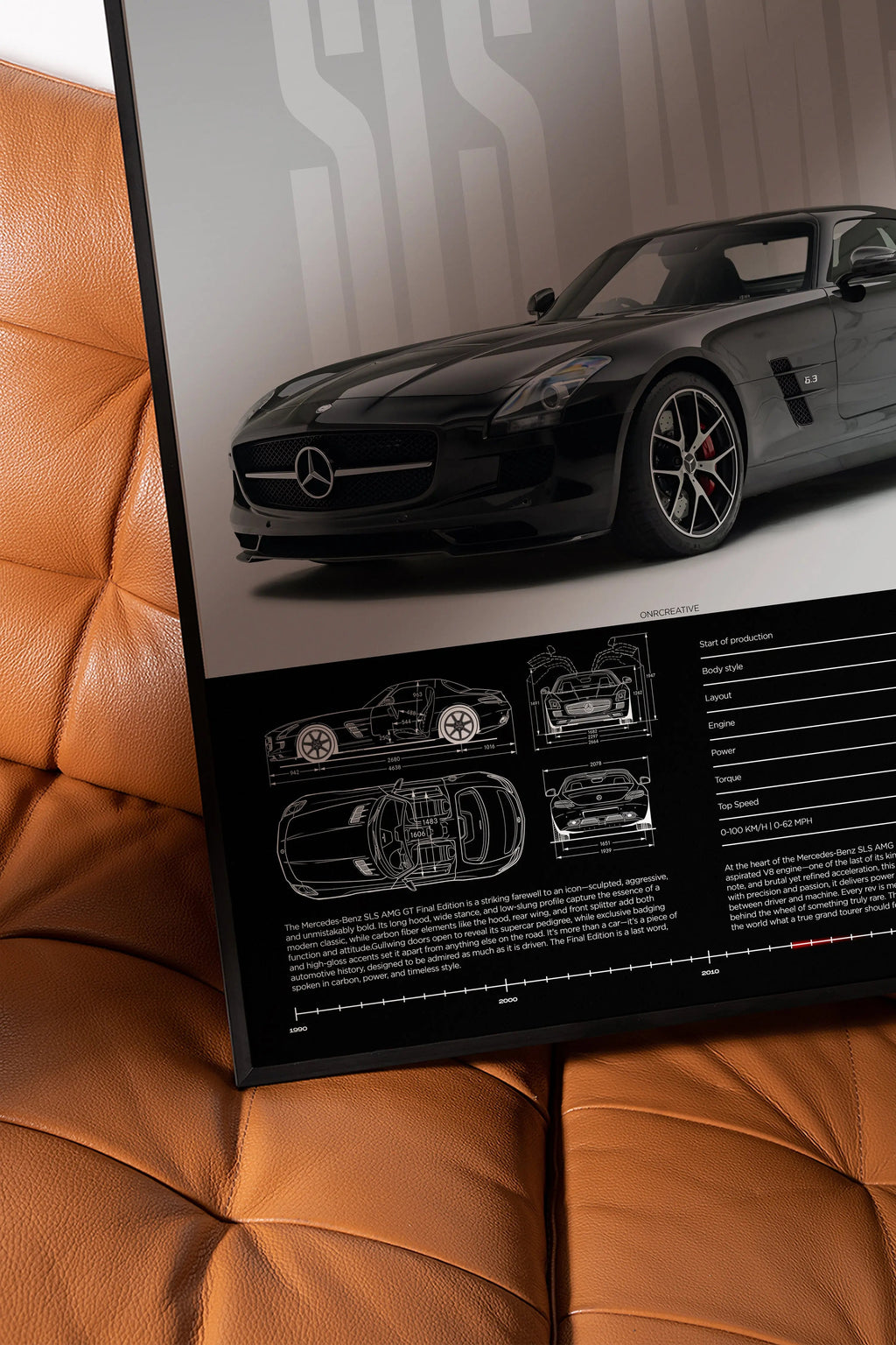 Mercedes-Benz SLS AMG GT Car Poster - image 5