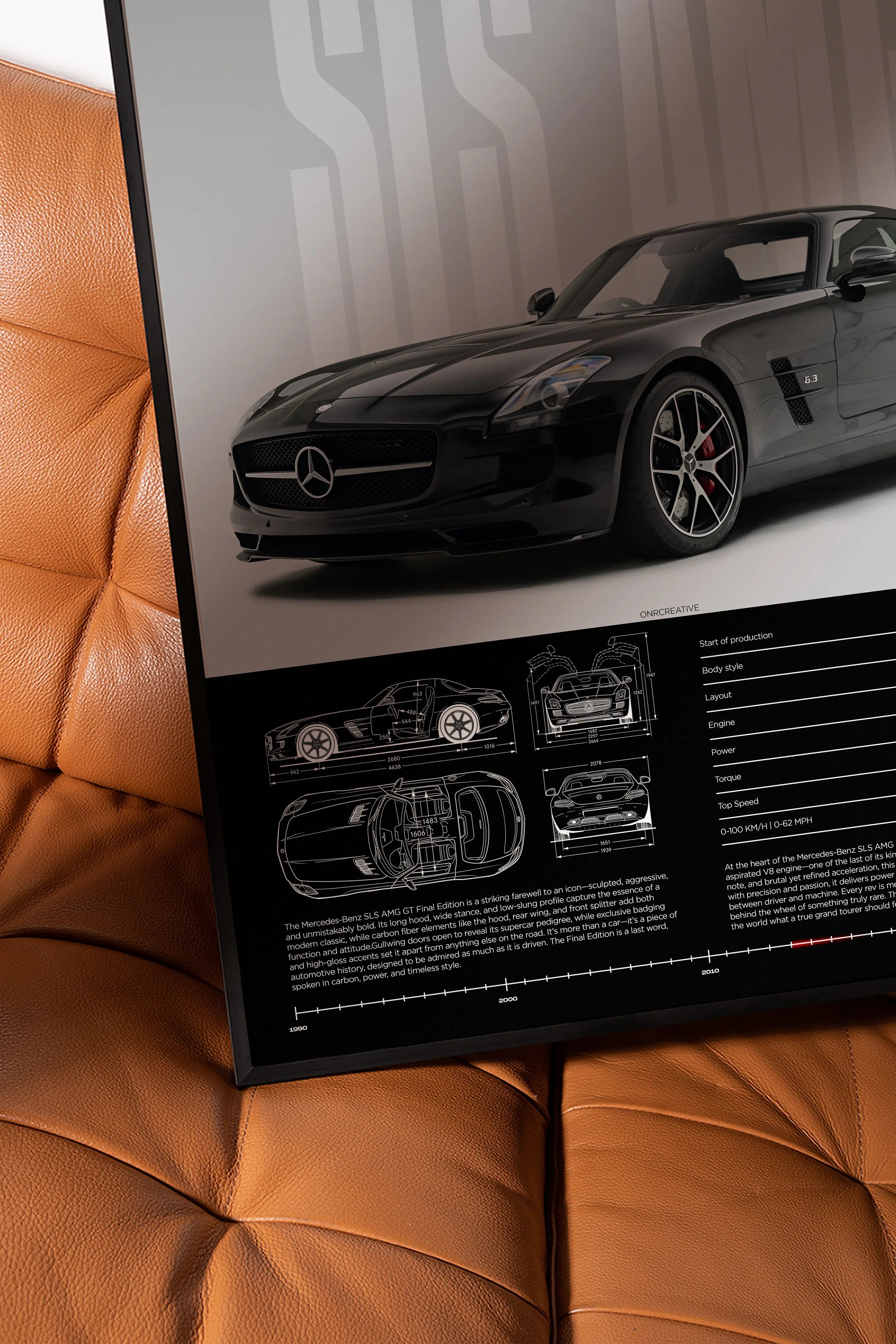 Mercedes-Benz SLS AMG GT Car Poster - image 5