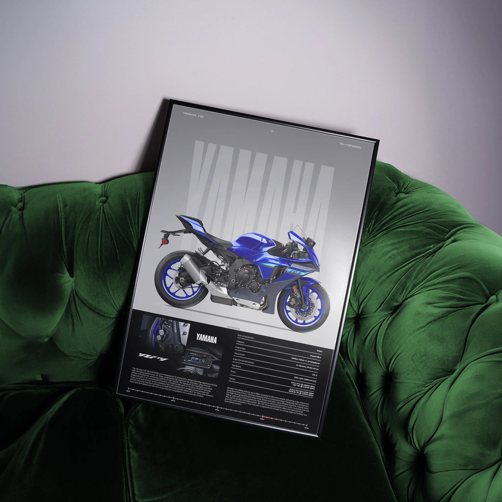 Yamaha YZF-R1 Motorcycle Poster - image 2