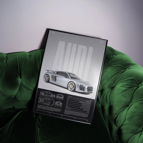 Audi R8 V10 Plus Car Poster - image 2