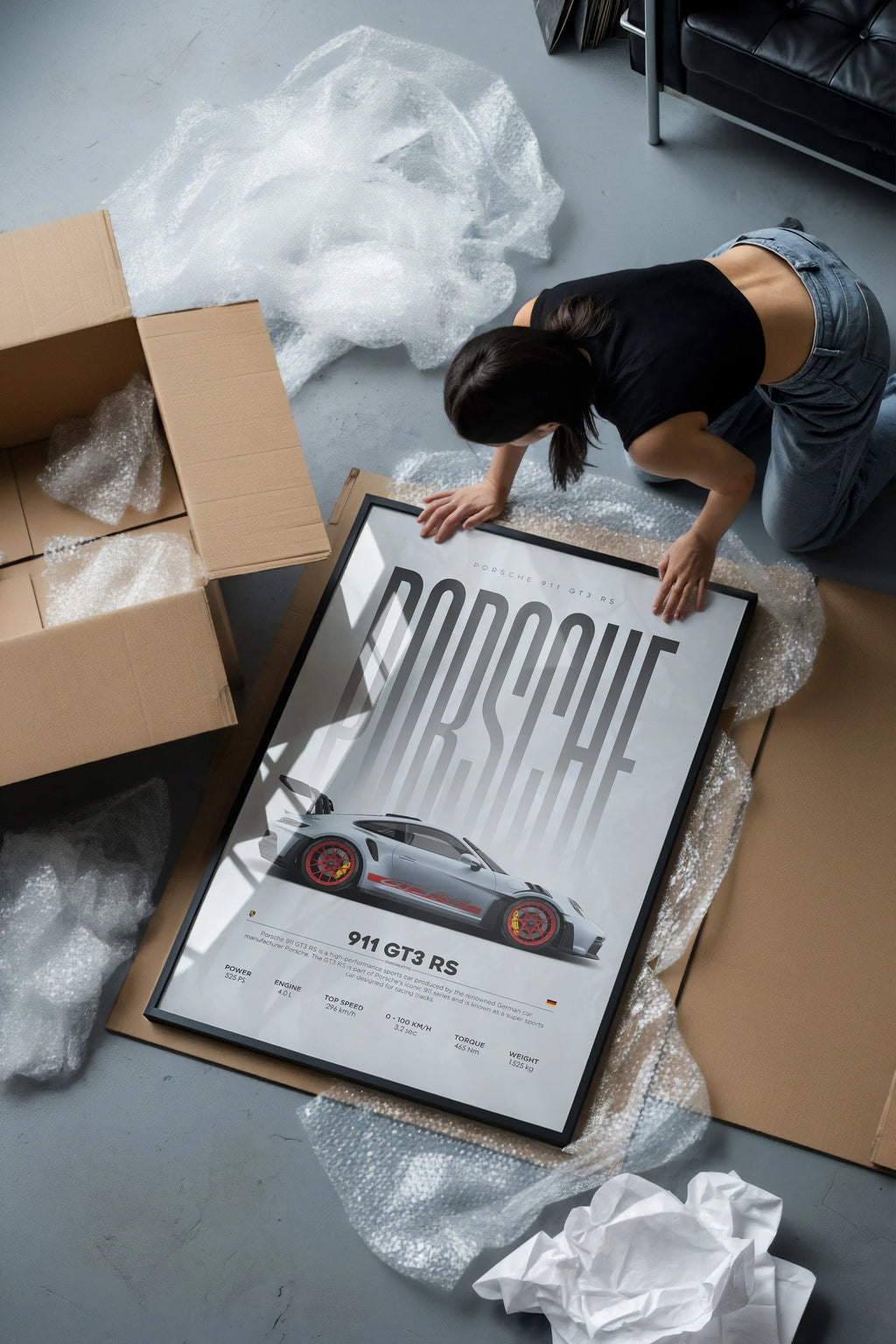 Porsche 911 GT3 RS Car Poster - image 2