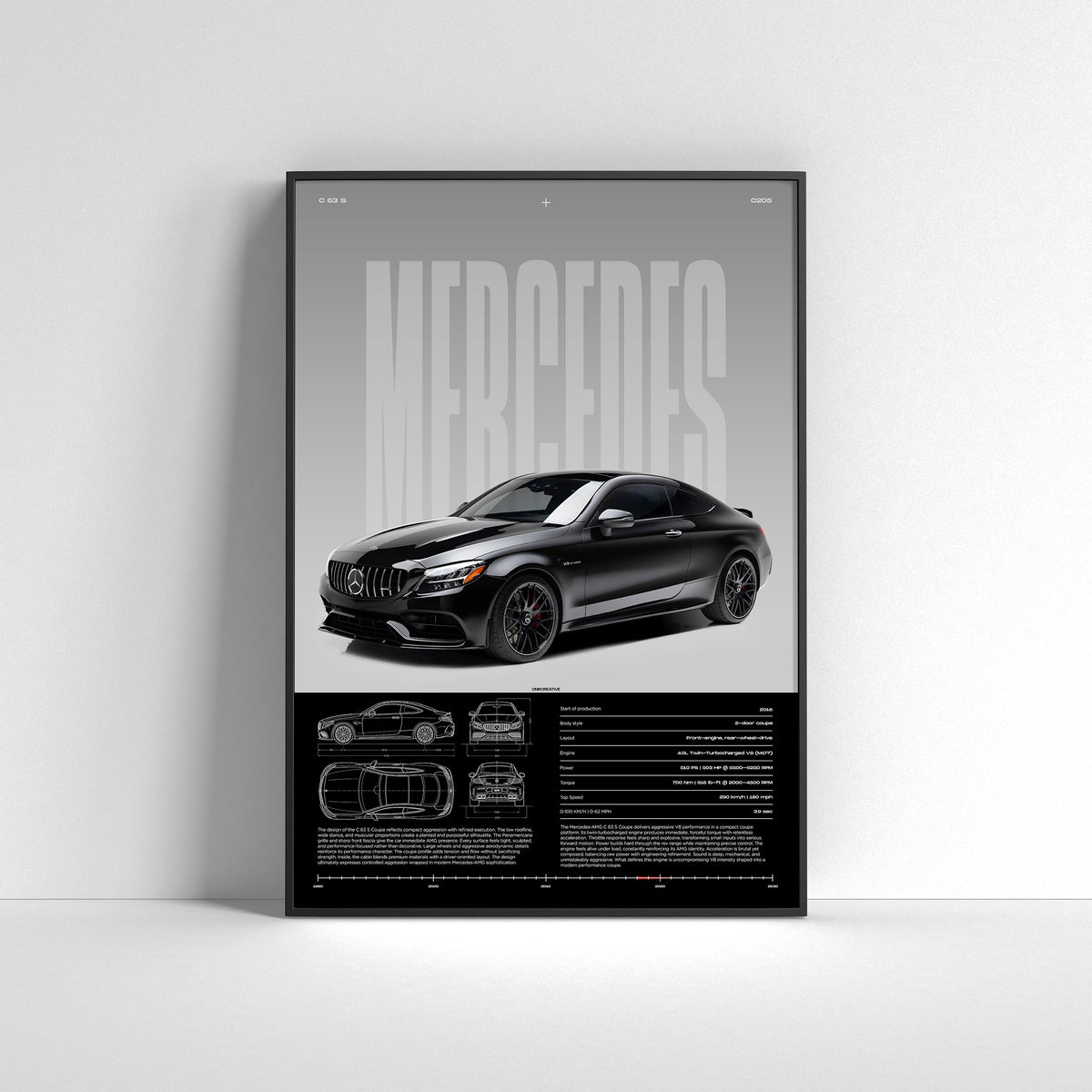 Mercedes-AMG C 63 S (C205) Poster - image 2