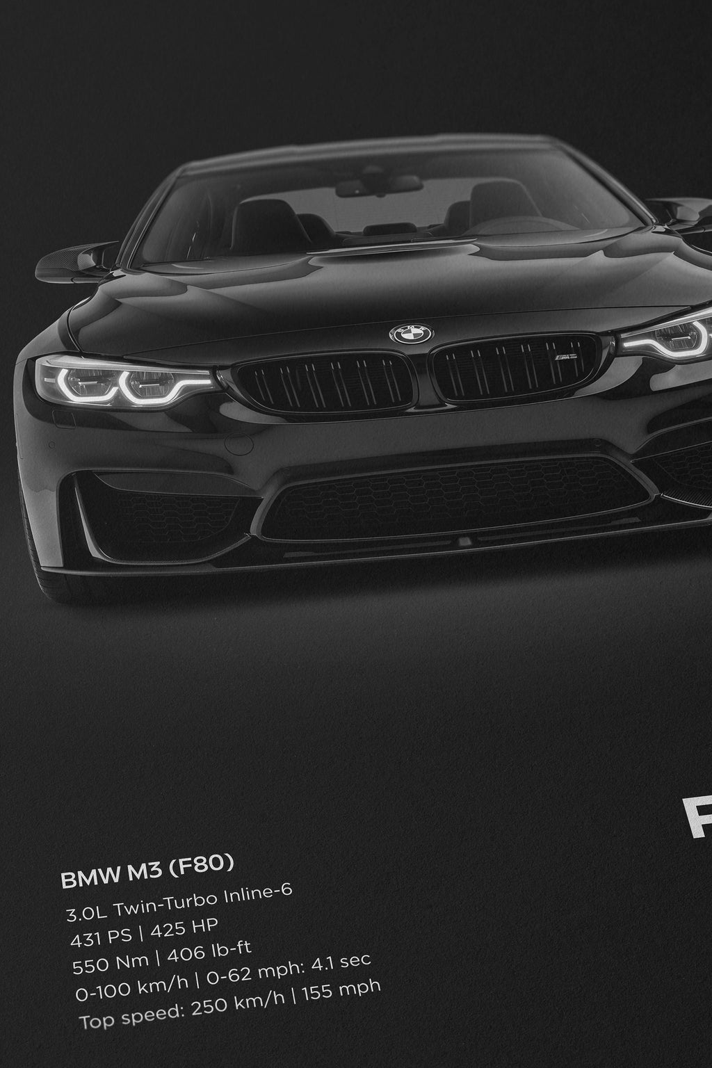 BMW F80 M3 Poster - image 5