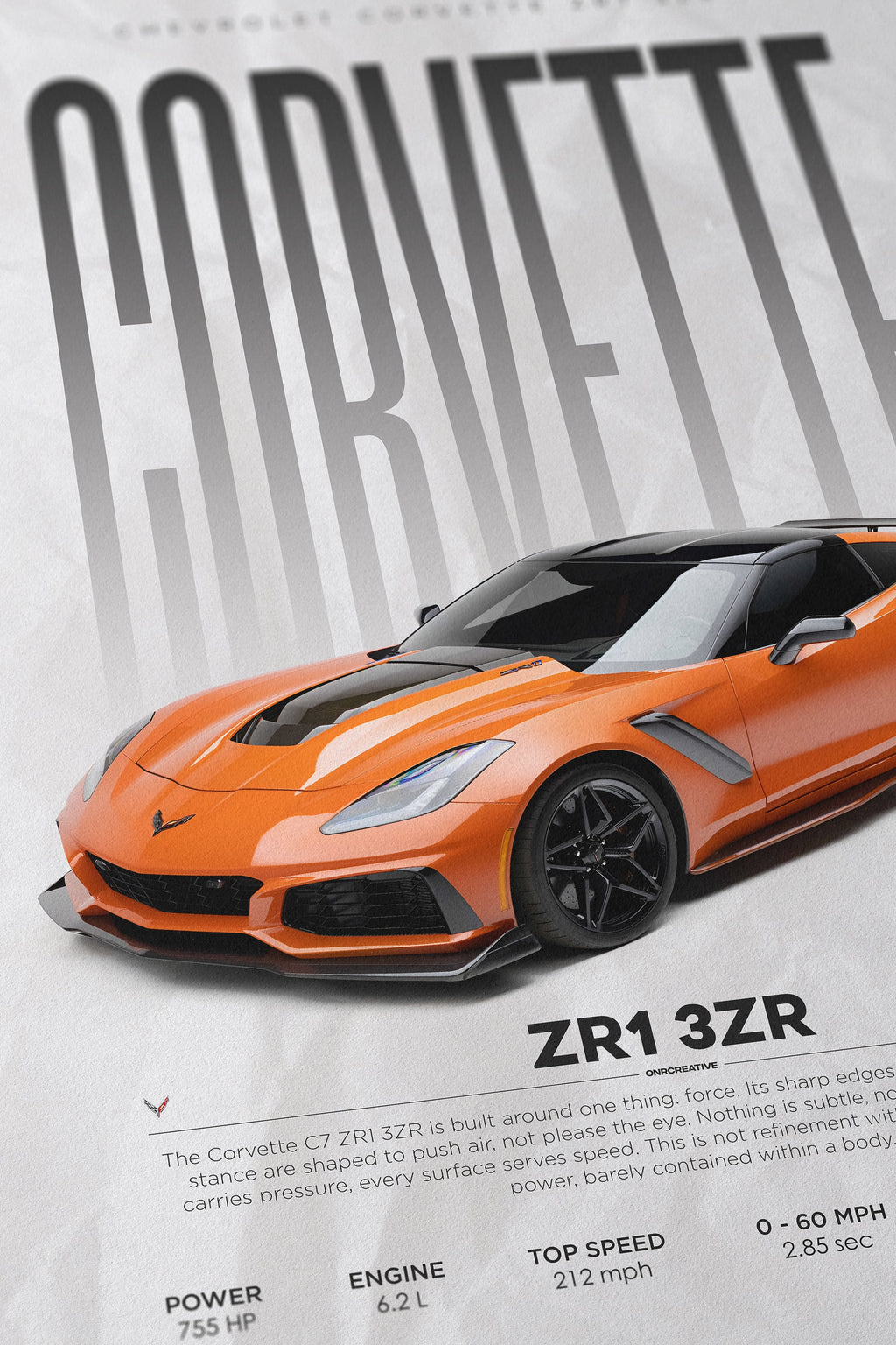 Chevrolet Corvette C7 ZR1 Poster - image 3