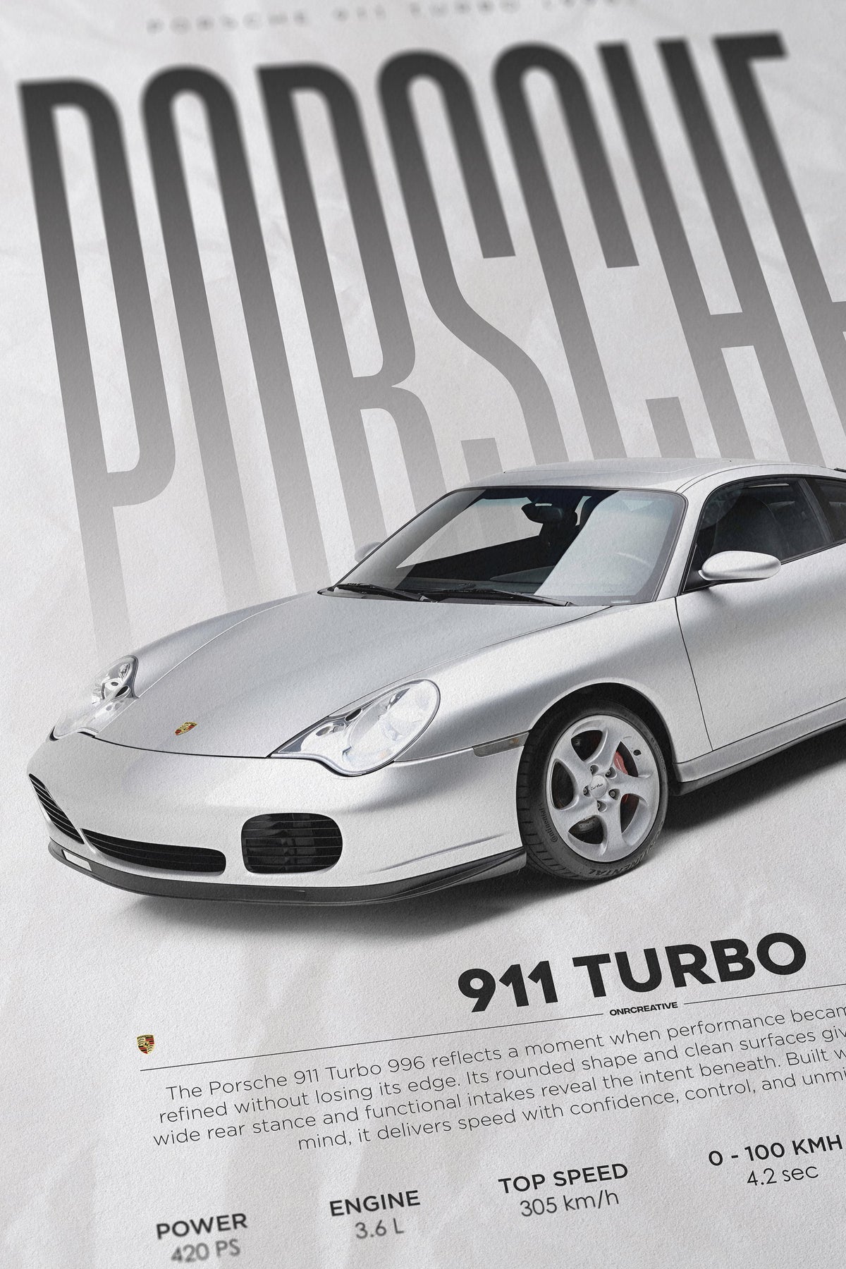 Porsche 911 Turbo (996) Poster - image 3