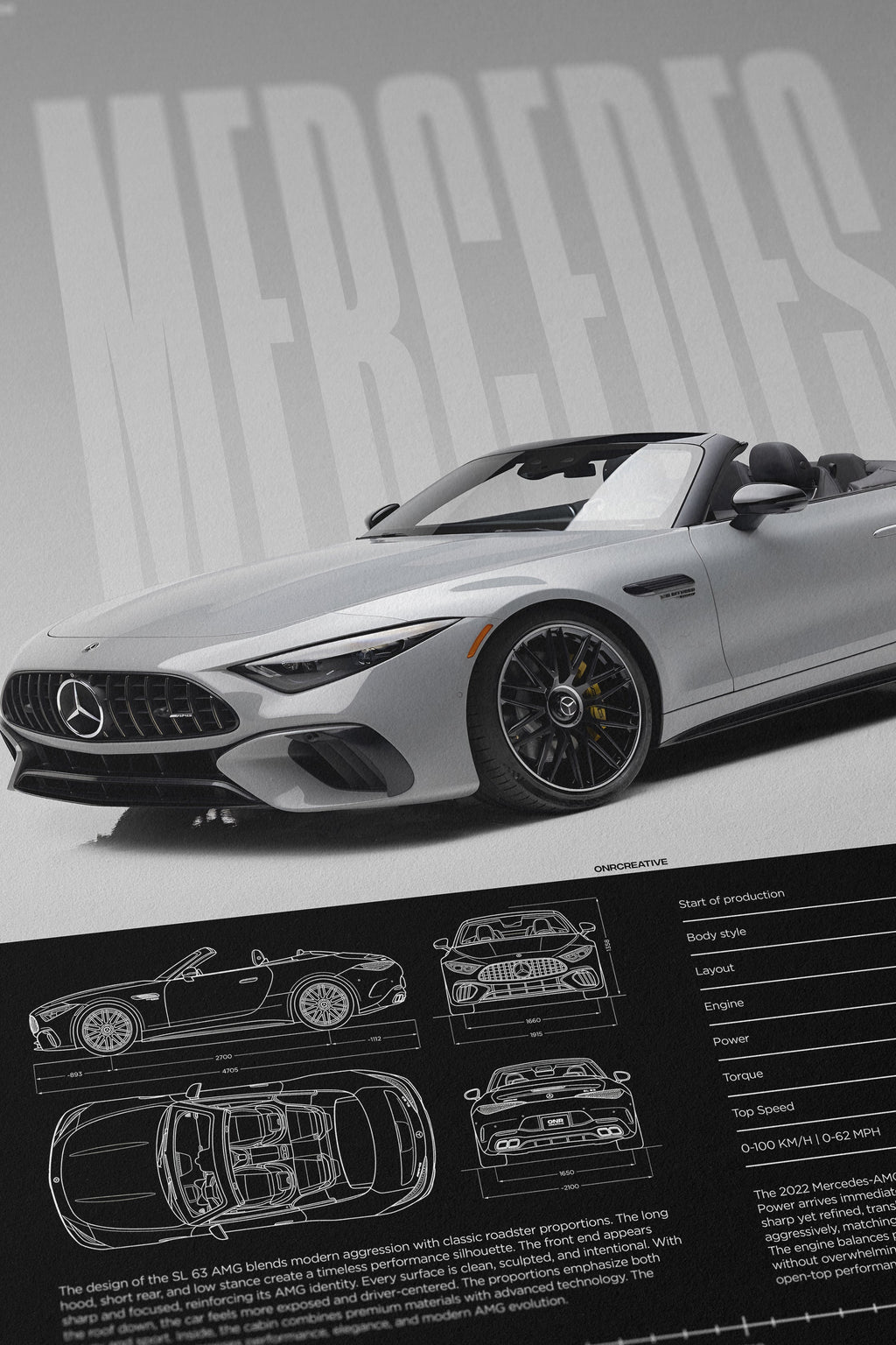 Mercedes-AMG SL 63 (R232) Poster - image 4