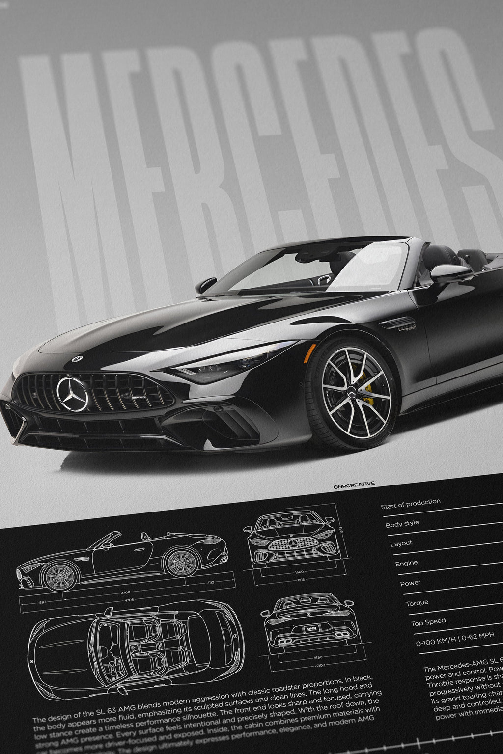 Mercedes-AMG SL 63 (R232) Poster - image 3