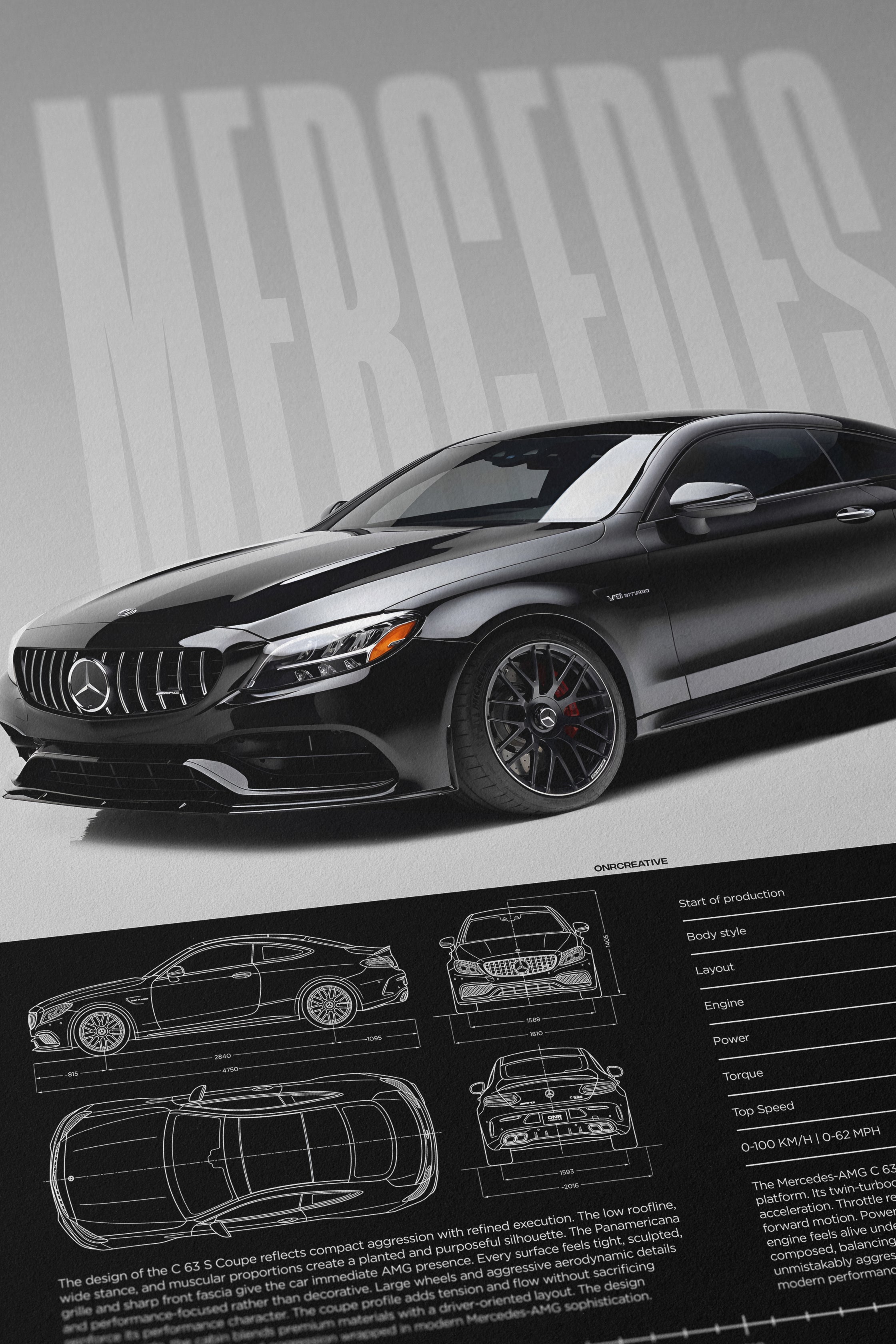 Mercedes-AMG C 63 S (C205) Poster - image 3