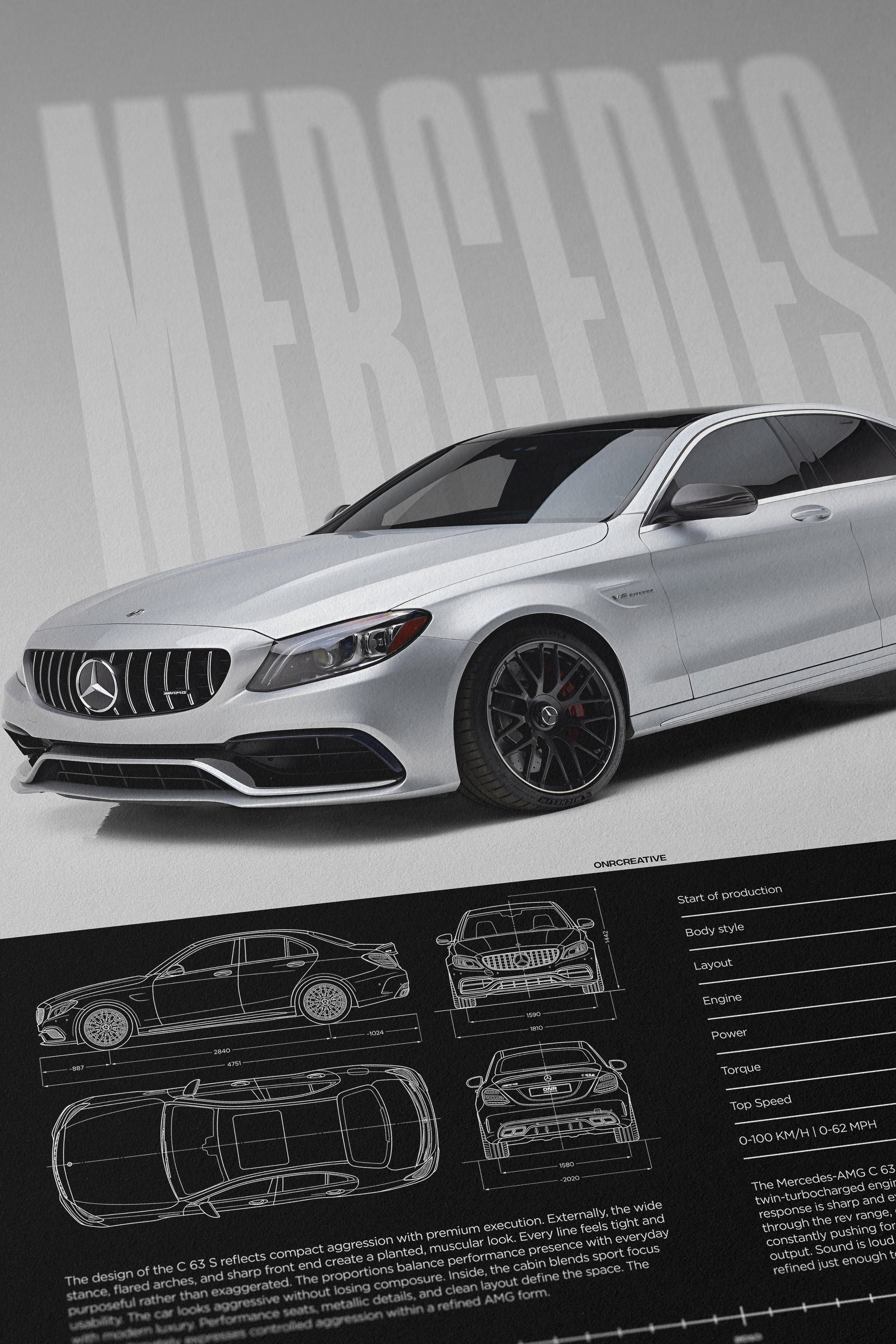 Mercedes-AMG C 63 S (W205) Poster - image 4