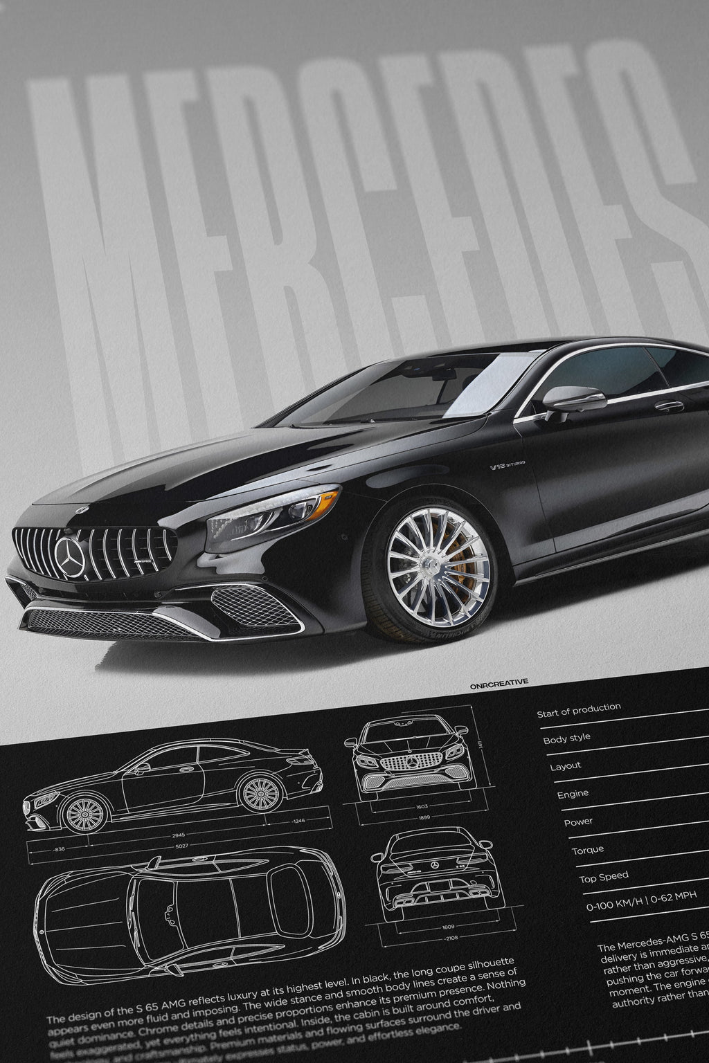 Mercedes-AMG S65 (C217) Poster - image 4