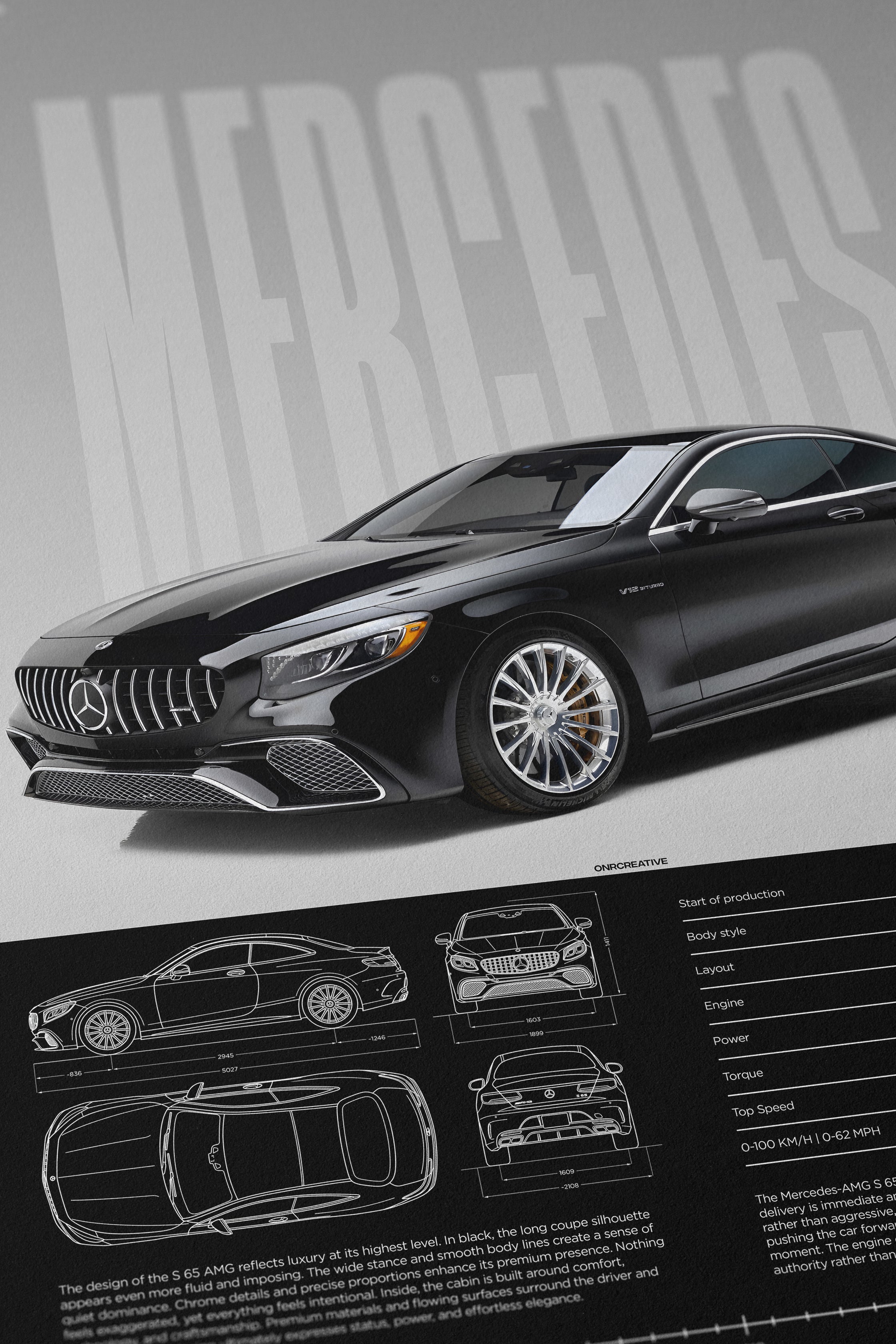 Mercedes-AMG S65 (C217) Poster - image 4