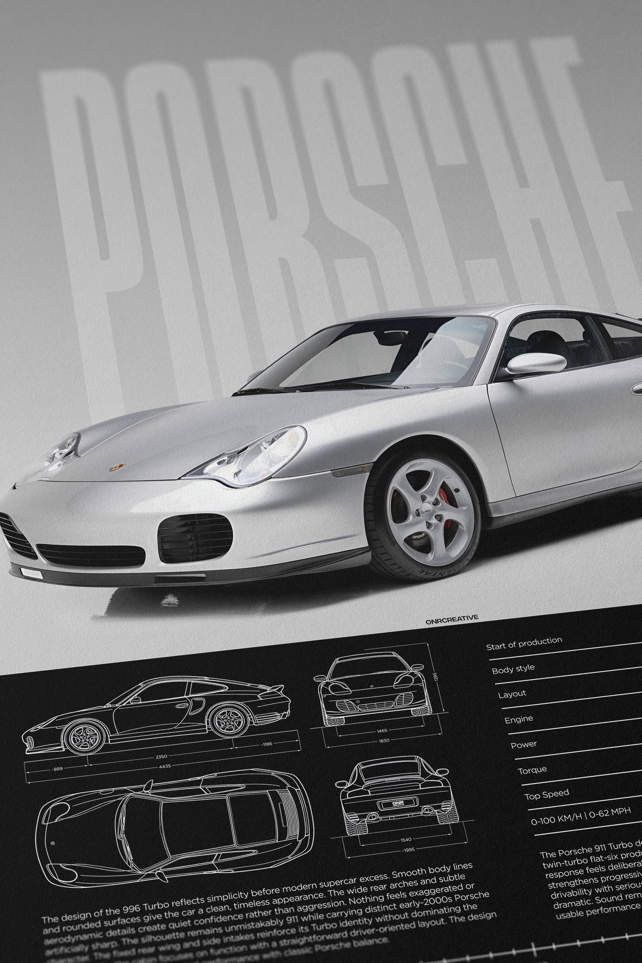 Porsche 911 Turbo (996) Poster - image 3