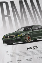 BMW M5 CS Poster - image 2
