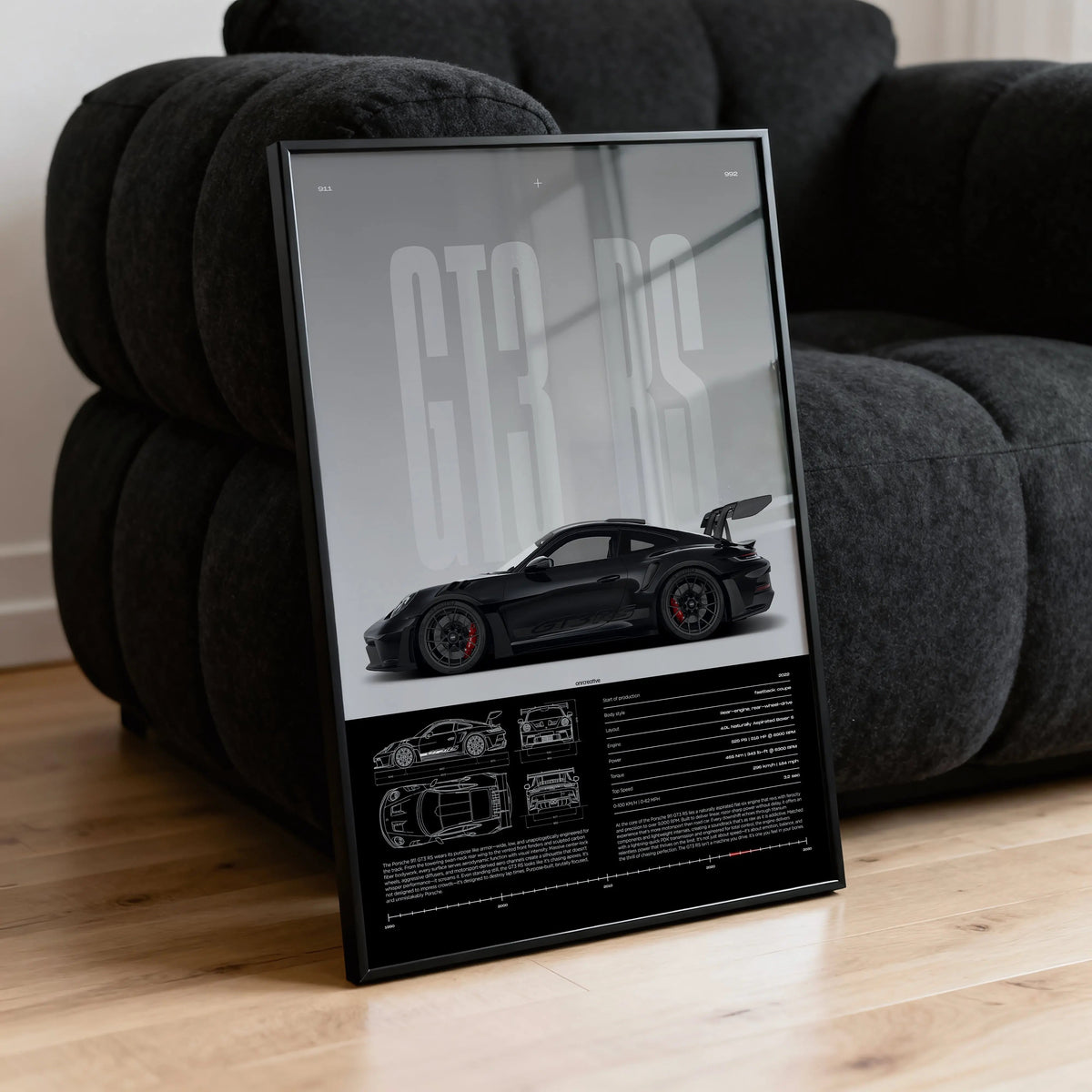 Porsche 911 GT3 RS Car Poster - image 3