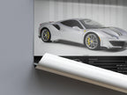 Ferrari 488 Pista Car Poster - image 2