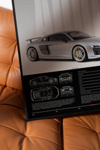 Audi R8 V10 Plus Car Poster - image 3