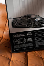 McLaren P1 GTR Car Poster - image 4