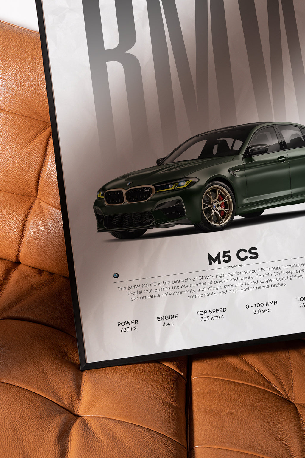 BMW M5 CS Poster - image 3