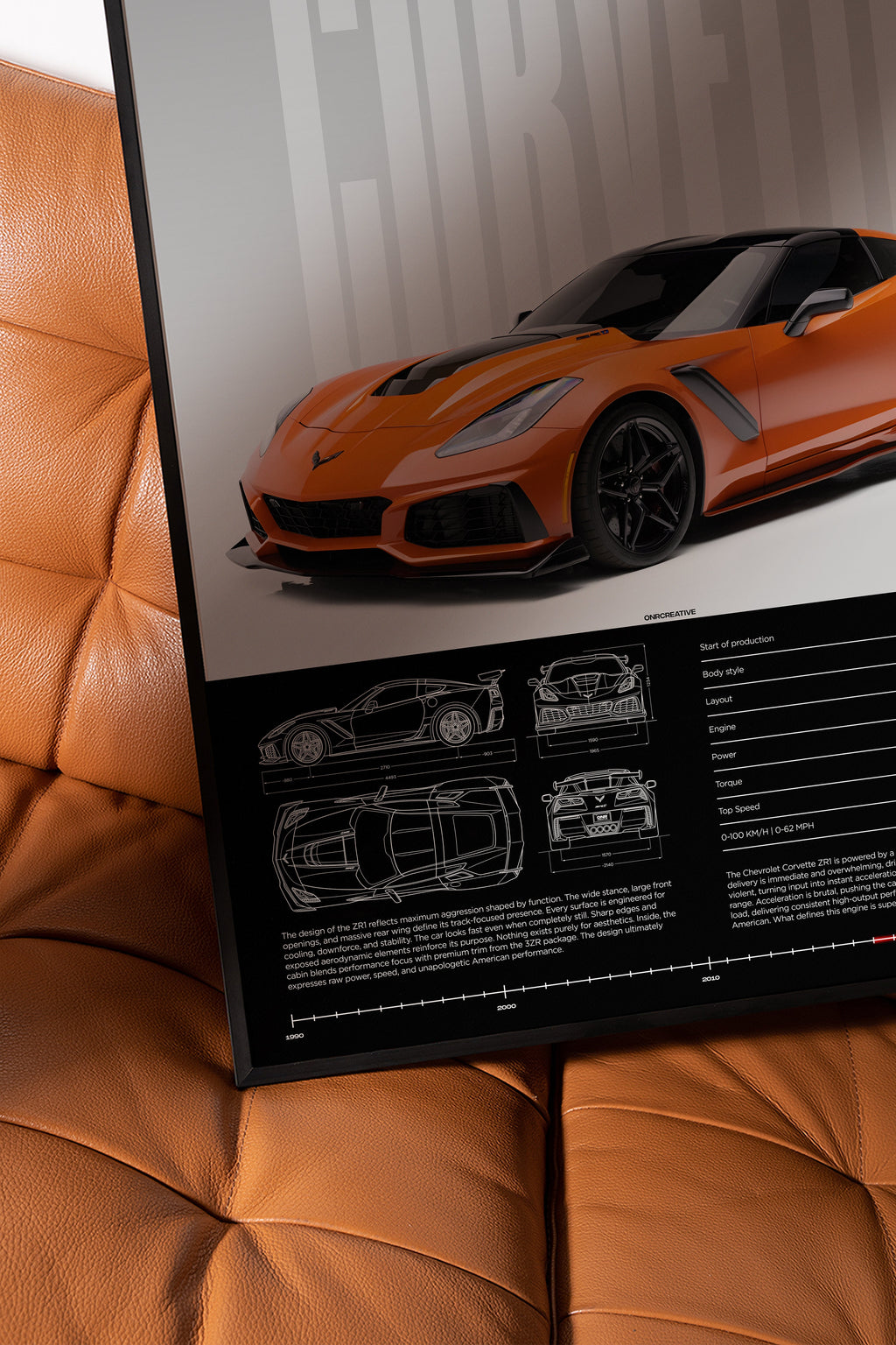 Chevrolet Corvette C7 ZR1 Poster - image 3