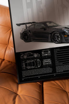 Weissach Package Porsche 911 GT3 RS Car Poster - image 3
