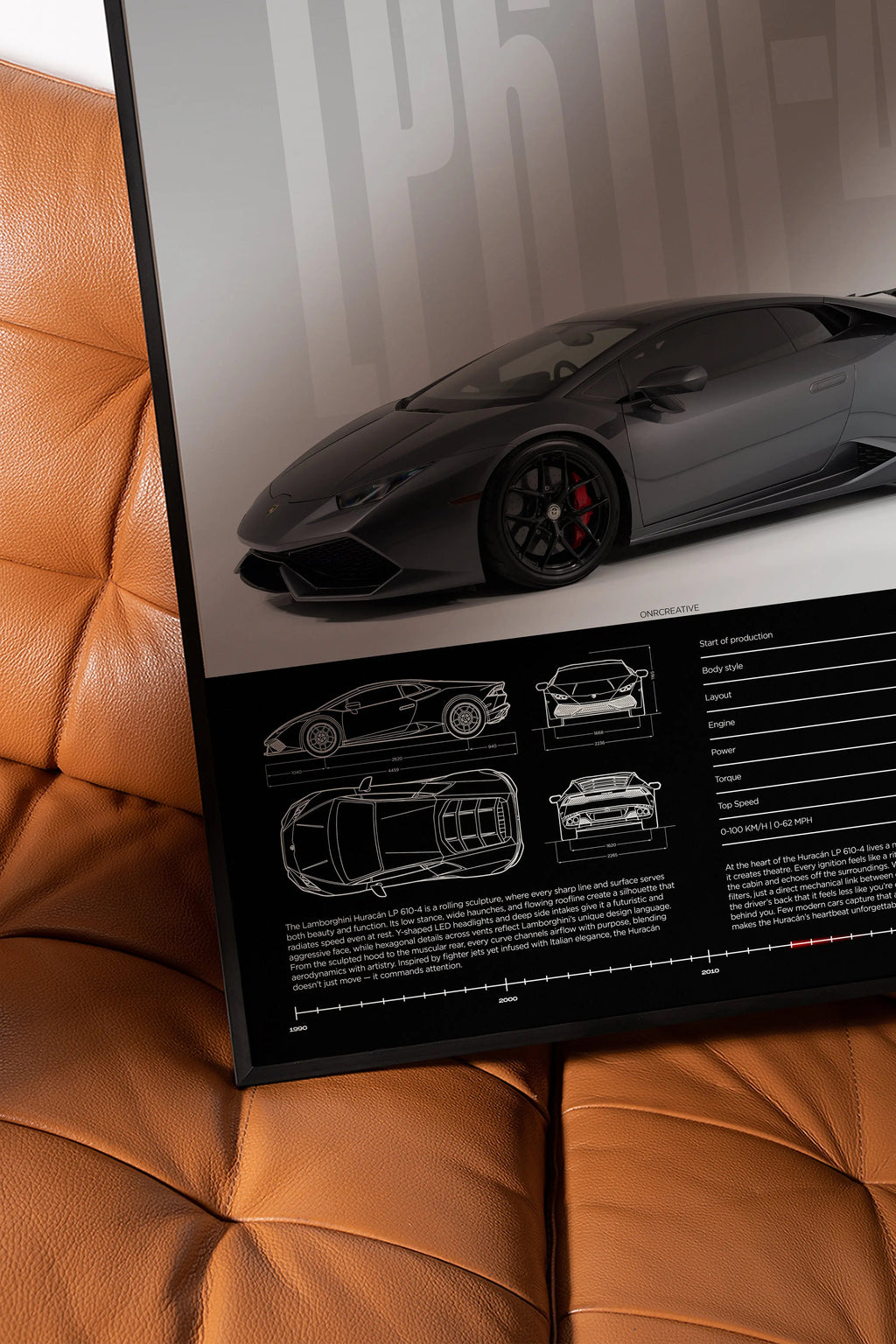 Lamborghini Huracan Car Poster - image 5