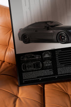 BMW M4 Competition (G82) Car Poster - image 3
