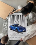 Nissan Skyline GT-R R34 Poster - image 2