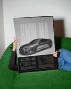 BMW M4 Competition xDrive Car Poster - image 2