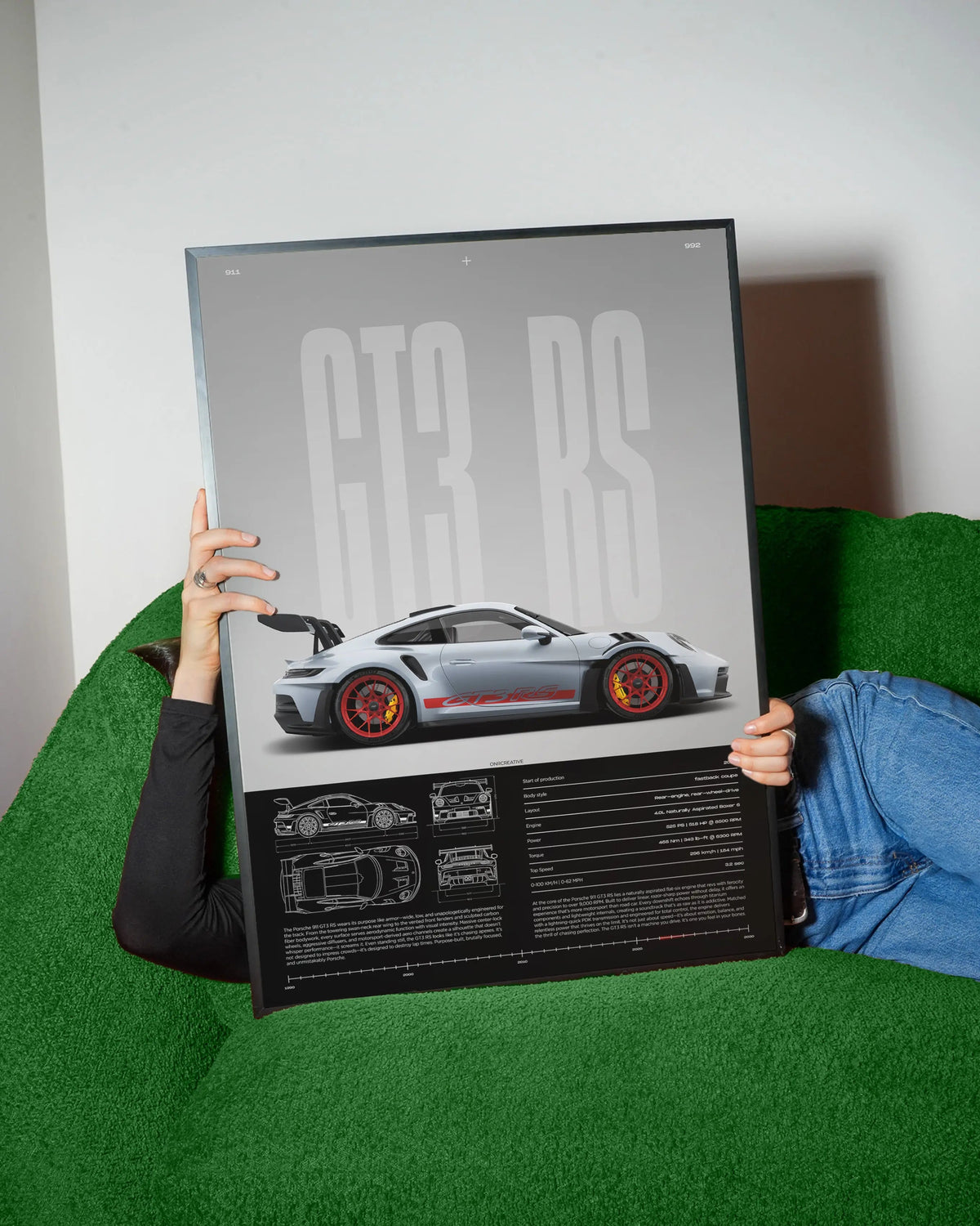 Porsche 911 GT3 RS Car Poster - image 5