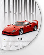 Ferrari F40 Car Poster - image 6