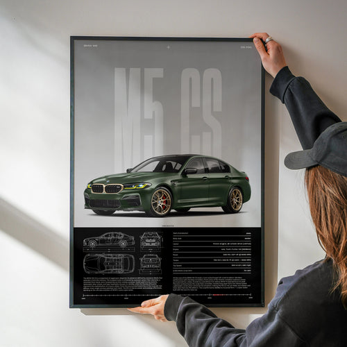 BMW M5 CS Car Poster - image 2