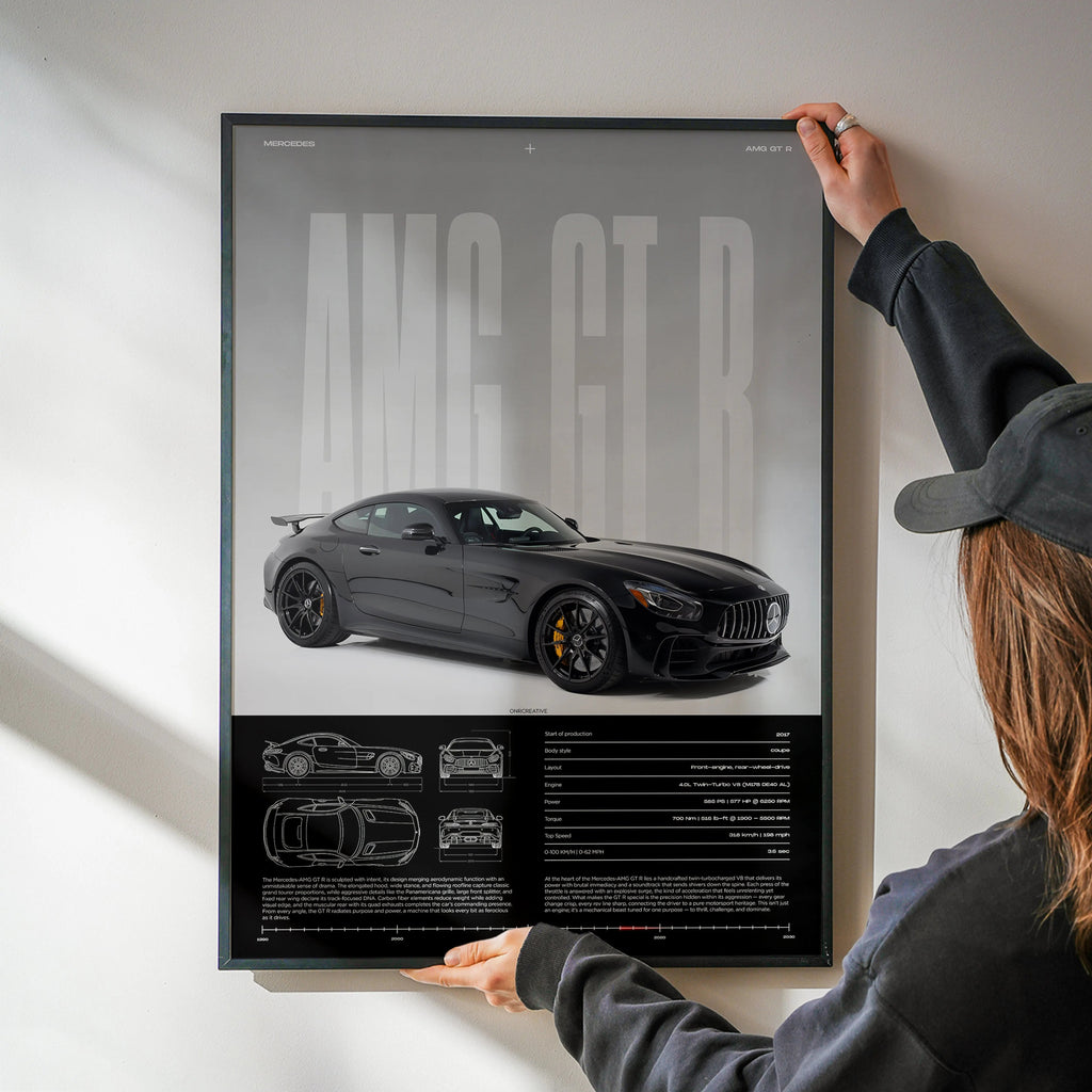 Mercedes-AMG GT R Car Poster - image 3