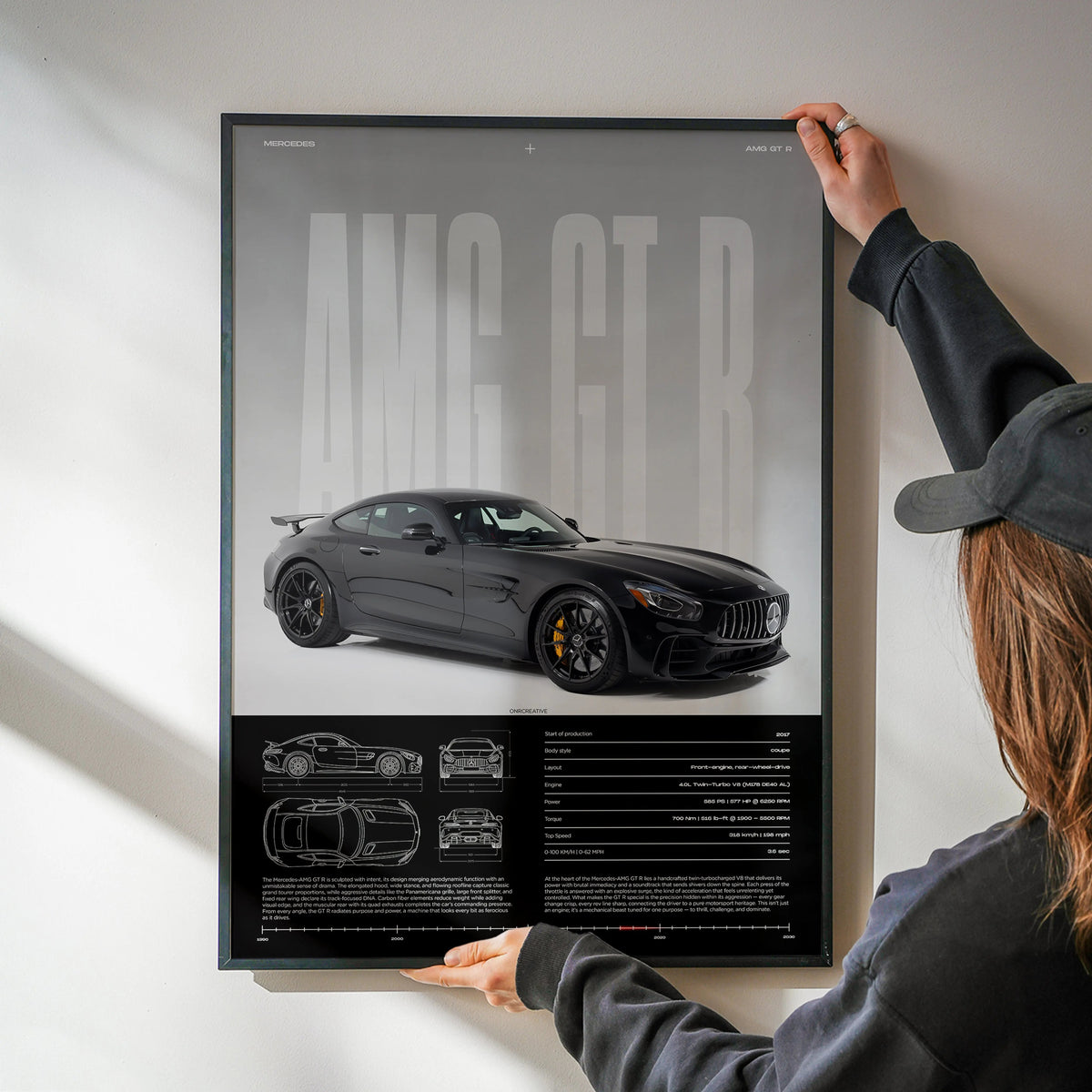 Mercedes-AMG GT R Car Poster - image 3